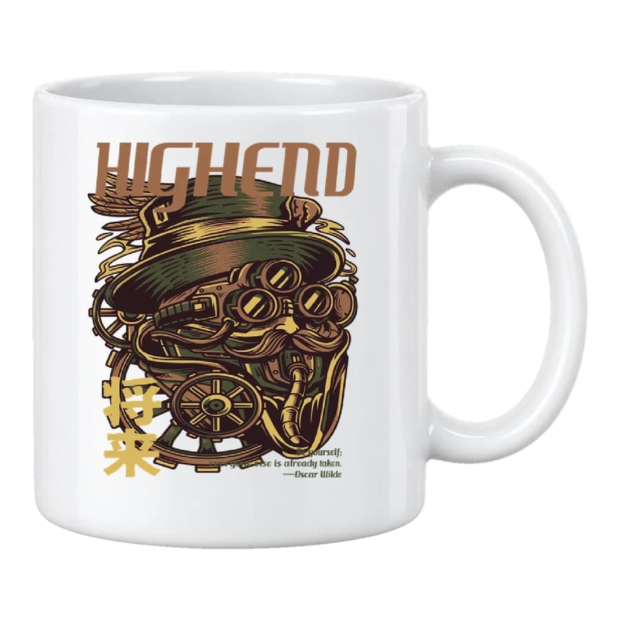 Mug — Highend — Devant — Blanc